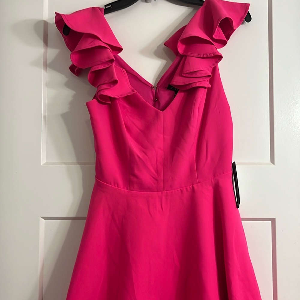 City Vibe Brand. Hot Pink Dress. NWT. Side 9